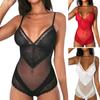 Ladies Sexy Lingerie Transparent One-Piece Sexy  Lace Pajamas