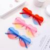 Funny Gradient Lenses Candy Color Party Sun Glasses Shades Heart-shaped Sunglasses Heart Glasses