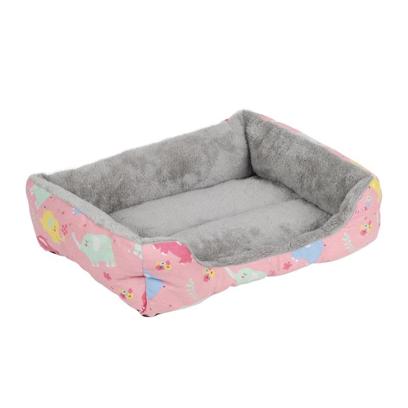 Warm Candy Color Pet Bed: Fast Delivery for Cats & Large Dogs