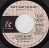 7inch Record GEORGE MCCRAE - I Can't Leave You Alone 1007 T.K. Records 1974 US Soul/Funk Used
