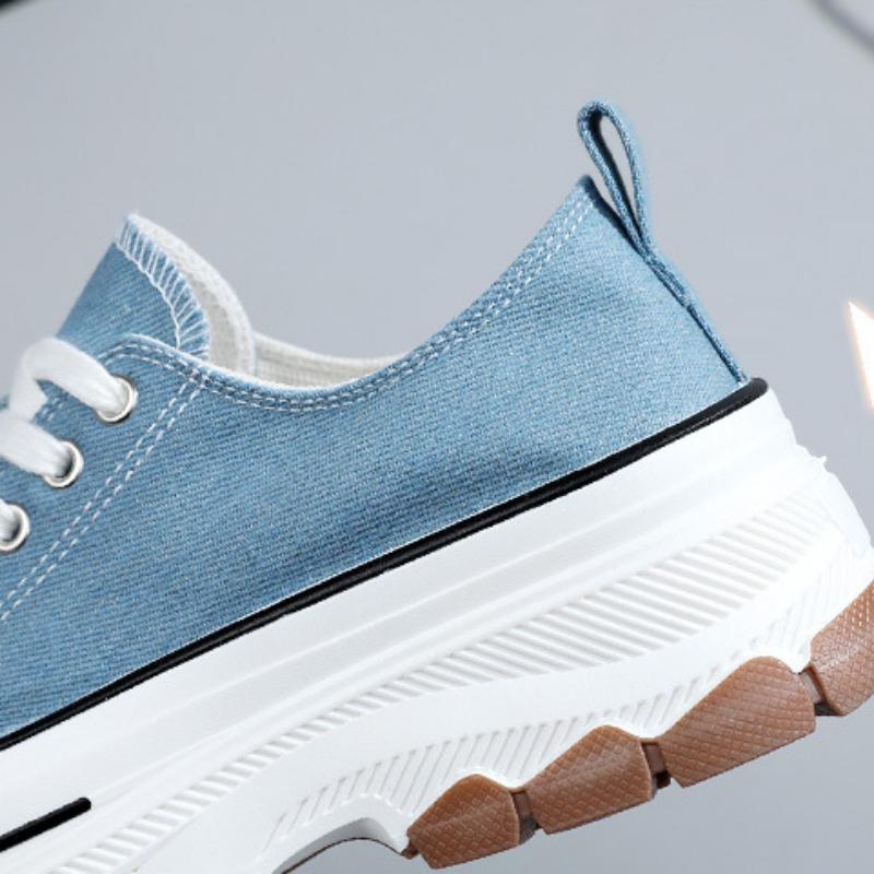 Fashion Fashion Designer Women Canvas Shoes Summer New High Platform Sneakers Female Casual Tennis Shoe Increase All-match Zapatos Mujer