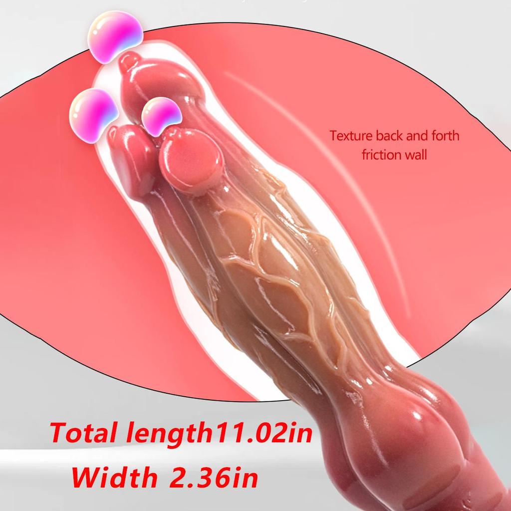 Artificial Dog Giant Dildo Silicone Alternative Animal Dog Cock Rear Court Anal Expansion Shaped Penis Massage Sex Toys