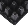 2Pcs 50 Cells Seedling Trays Plastic Gardening Germination Trays Black Seedling Container Garden Supplies For Vegetable Flower