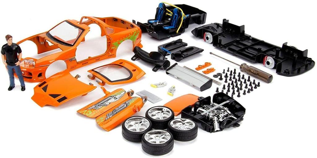 Jada Toys Fast Furious Brian Supra Scale Build Collect Fast Furious Supra Brian Figure Assembly KIT & & 124 N' & O'Connor [Item]