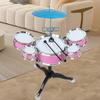 Children's Drum Kit, Musical Toy Set, Light Jazz Instruments Toys for