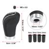 uxcell Universal 5-Speed PU Leather Auto Car Gear Lever Shifter Manual Stick Shift Knob Black