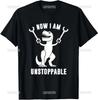 Funny Now I Am Unstoppable Unisex Cartoon Graphic T-Shirt WoUnisex Unisex Cotton Trick or Treat Tshirt Festive Carnival Unisex Tops