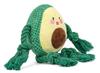 Plush Avocado with a Squeaker for Dogs
