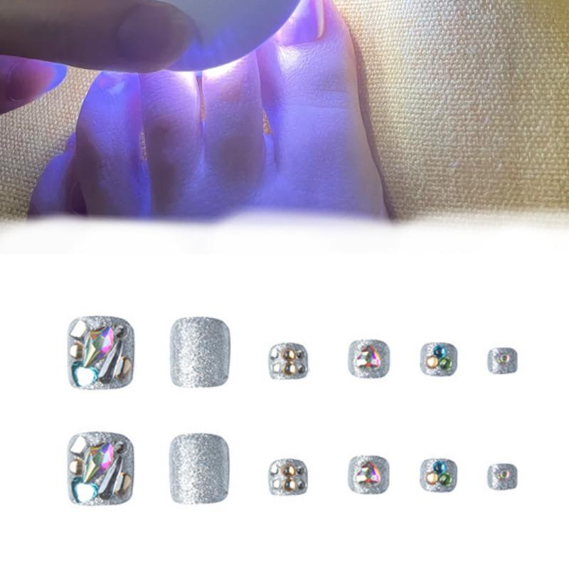 Womens Nail Wearable Toe Patch Beauty Detachable Durable Fashionable Advanced