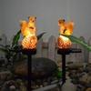 Squirrel Outdoor Light LED Solar Cute Squirrel Plug Lights Garden Decoration Animal LED Decor Light Waterproof Garden Lamp