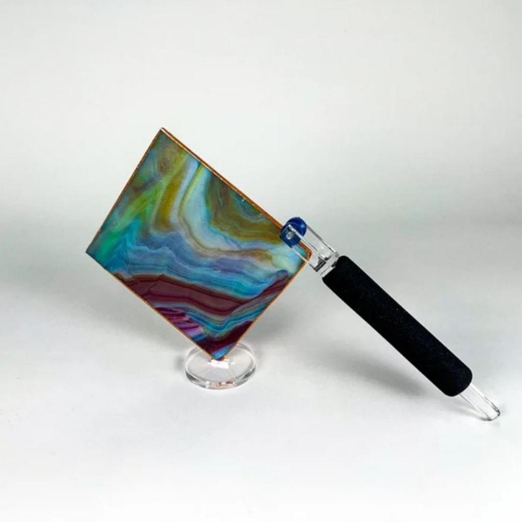 Portable Glass Foil Crimper Tool Ergonomic Aluminum Foil Burnisher And Crimper Wear-resistant Foil Polishing Tool