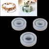 3Pcs Flexible Assorted Silicone Ring Mold For Making Resin Epoxy Jewelry Diy