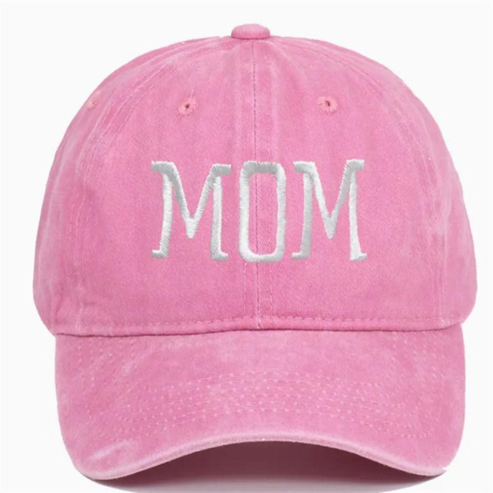 Vintage DAD MOM Embroidery Baseball Caps Adjustable Baseball Hats Men Women Distressed Faded Cap