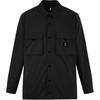 Outdoor Casual Simple Multi-Pocket Comfortable Solid Color Long Sleeve Shirt Men Shirts Black A68WU-001