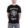 Motorhead Unisex Adult England Back Print T-Shirt