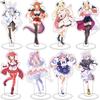 Japan Anime Hololive Vtuber Acrylic Usada Pekora Uruha Rushia Hosimati Suisei Inugami Korone Bags Stand Model Figure