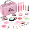 AstarX Makeup Toy Set for Realistic Washable Safe and Beauty Set for and Birthdays 23-Piece Kids, Cosmetics, Non-Toxic, Parties, Games, Halloween,
