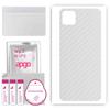 apgo Protective Skin Sticker for the Back Compatible with Huawei Enjoy 20 5G, Wrap Film, Foil, Vinyl - Pattern Transparent Carbon