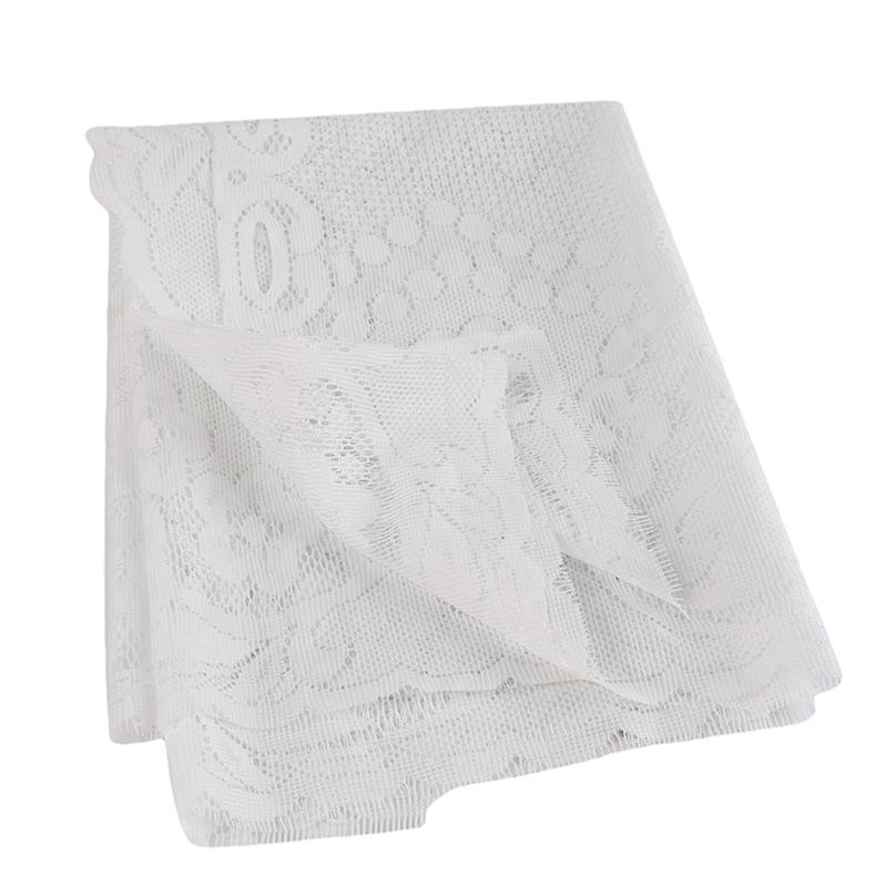 Europe and The United States Lace C-type Lace Kitchen Curtain White Small Door Curtain