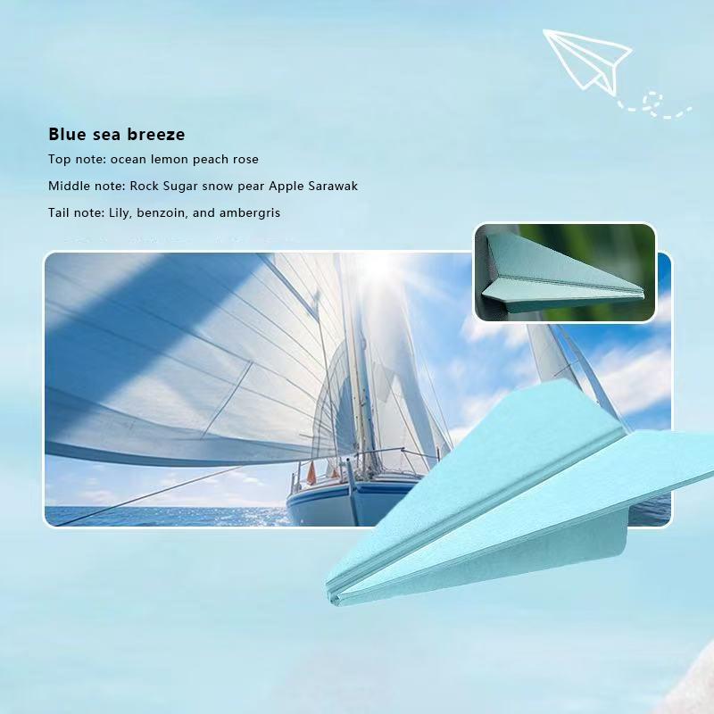 1 Piece Car Hanging Accessories Paper Plane Scent Diffuser Aromatic Car Air Freshener Pendant Interior Rearview Mirror Decor