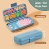 PP+silicone Travel Pill Organizer Double Sealing Medicine Container Case Medicine Box  Travel
