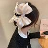 2025 High-End Black Bow Shark Hair Clip - Elegant All-Match Hair Accessory