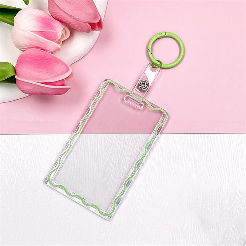Transparent Card Holder Student Campus Card Meal Card Bus Card Storage Protective Case