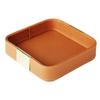 PU Leather Valet Tray Jewelry Tray Tabletop Leather Tray Jewelry Organizer for Wallet Remote Control Keys Pocket Stuff