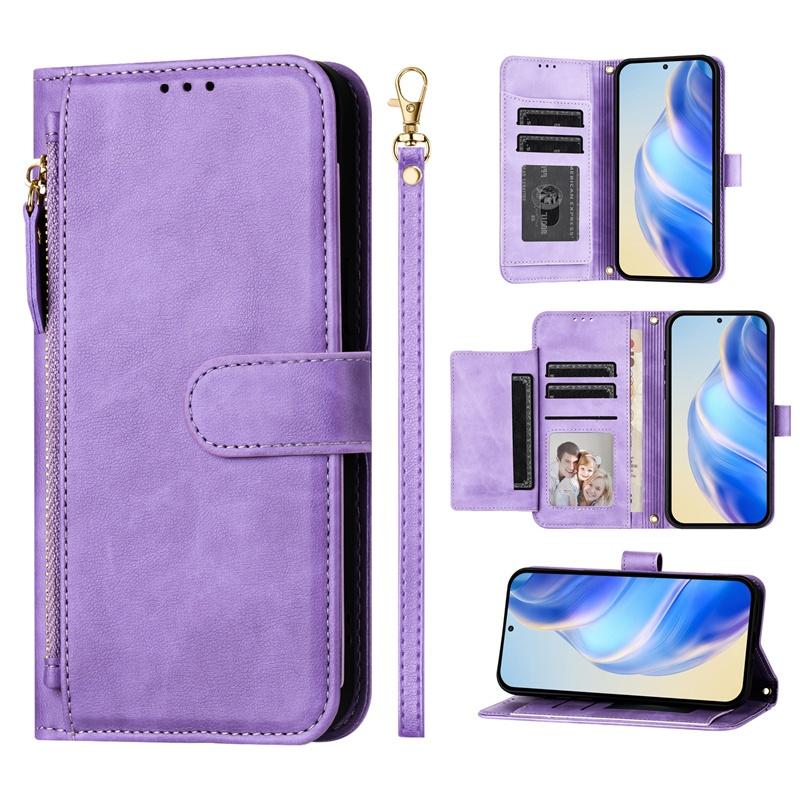 Flip Case for Oneplus 1+ Nord 2T CE 2 3 4 Lite 5G Leather Wallet Cover Card Slot Bag Zipper Casing
