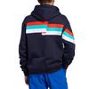 Adidas Originals Trefoil Ripple Print Hoodie Men Hoodies Blue FM1518