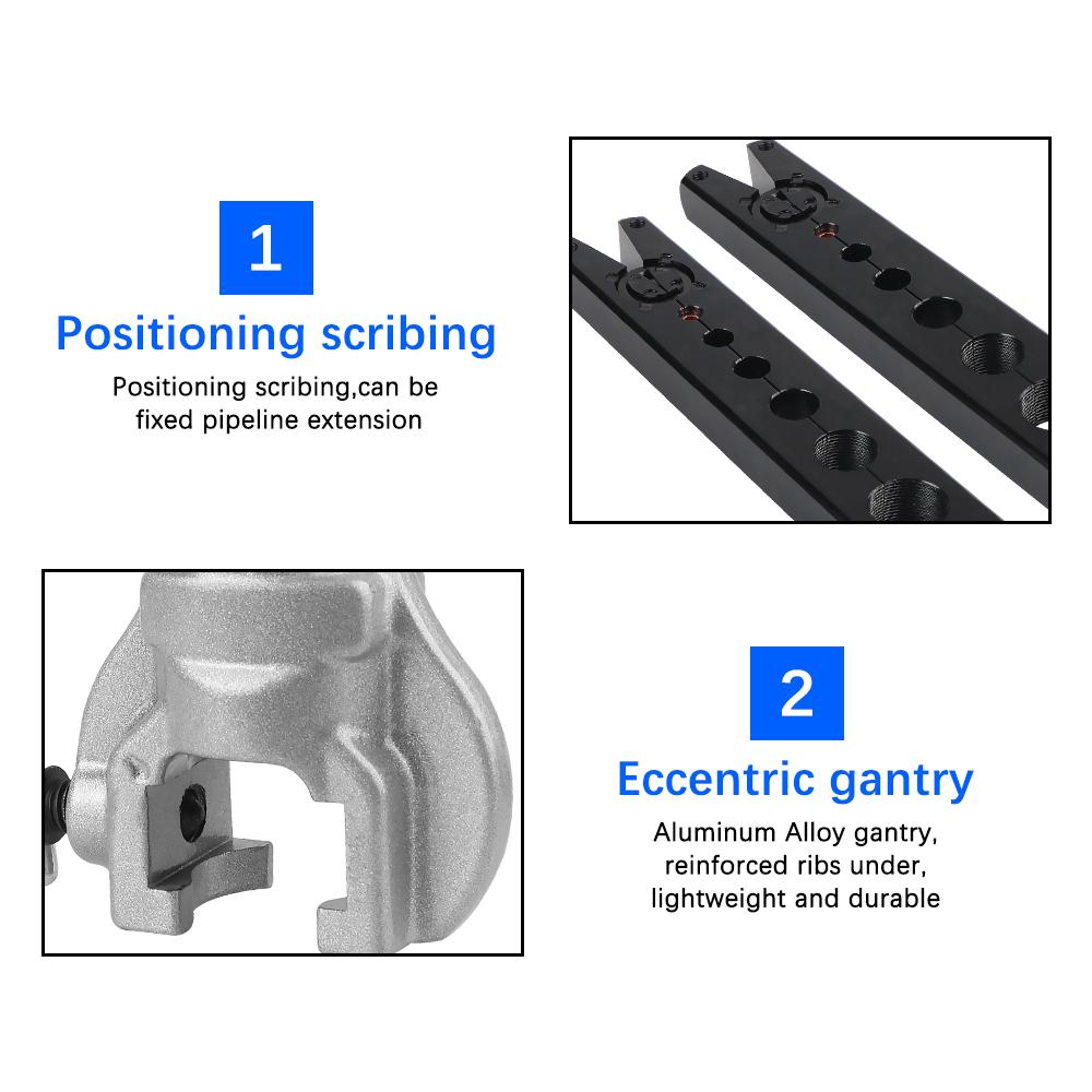 Refrigeration Water Gas Brake CT-806 For Air Conditioning Copper Tube Expander Copper Pipe Flaring Tool Reamer Flaring Tool 45 Degree Angle Eccentric