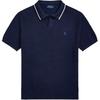 Polo Embroidered Logo Short Sleeve Polo Shirt Men Tops Blue 710934180-001
