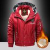 Thick Fashion Down & Parka Coat Oversize Plus Velvet Thick Keep Warm Winter Men's Black Blue Red Padded Jacket