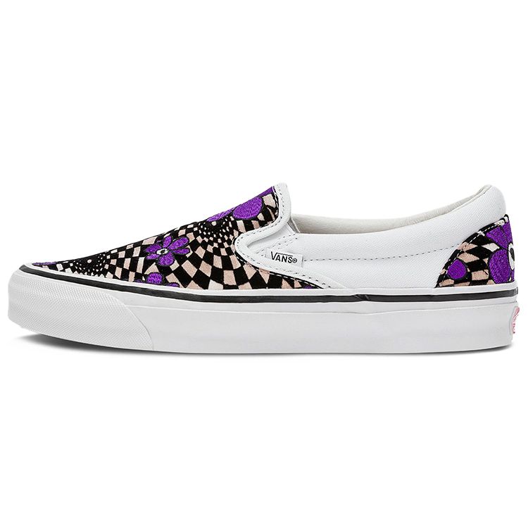 Perks and Mini X Vans OG Classic Slip-On LX Heliotrope Unisex Sneakers Brown True-White VN0A32QNBF2