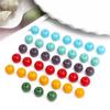 8mm Solid Color Glass Round Beads for DIY Necklace and Bracelet Jewelry Making