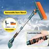 Car Multifunctional Snow Shovel Retractable Rotatable Ice Breaker Removal Tool Winter Snow Remover Auto Window Snow Brush