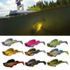 10g/14g Lure Bait Luminous Sharp Hook Simulation Tempting Angling PVC Jelly Fish Power Jigger Wrap Leadbait Outdoor Fishing