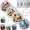 1set Bird Embroidery Kit, DIY Cross Stitch Materials, Includes Tools and Stitch Tutorial, Suitable for Beginners, Embroidery Fabric Material Kit