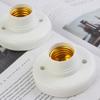 1-10PCS E27 Screw Cap Socket White Ceiling Light Lamp Bulb Fixing Base Stand Light Bulb Holder Spiral LED Bulb Base