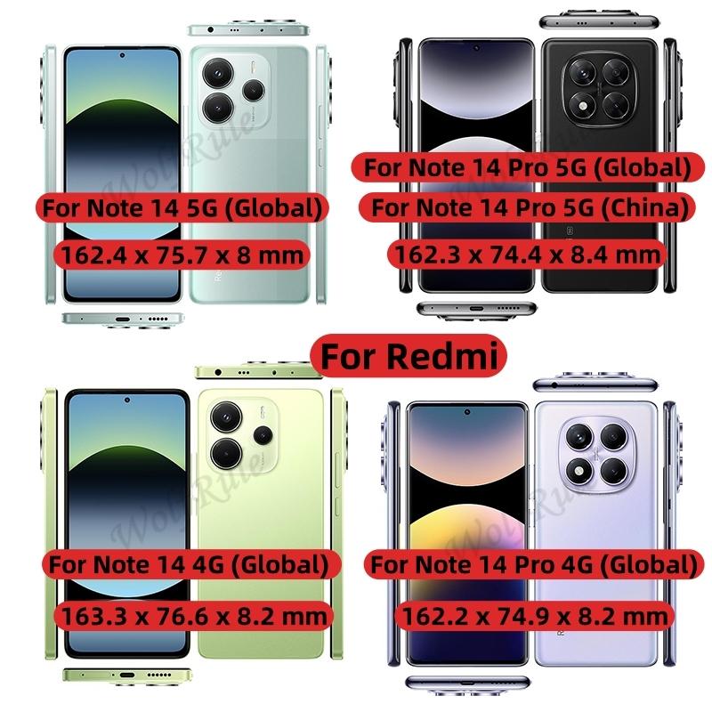 For Redmi Note 14 Pro 4G Case Cover Xiaomi Redmi Note 14 Pro Capas Shockproof Ring Magnetic Holder Fundas Redmi Note 14 Pro 4G