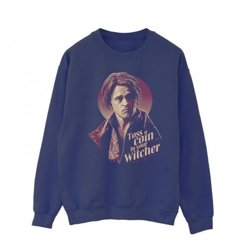Netflix Mens The Witcher Bard Toss A Coin Sweatshirt