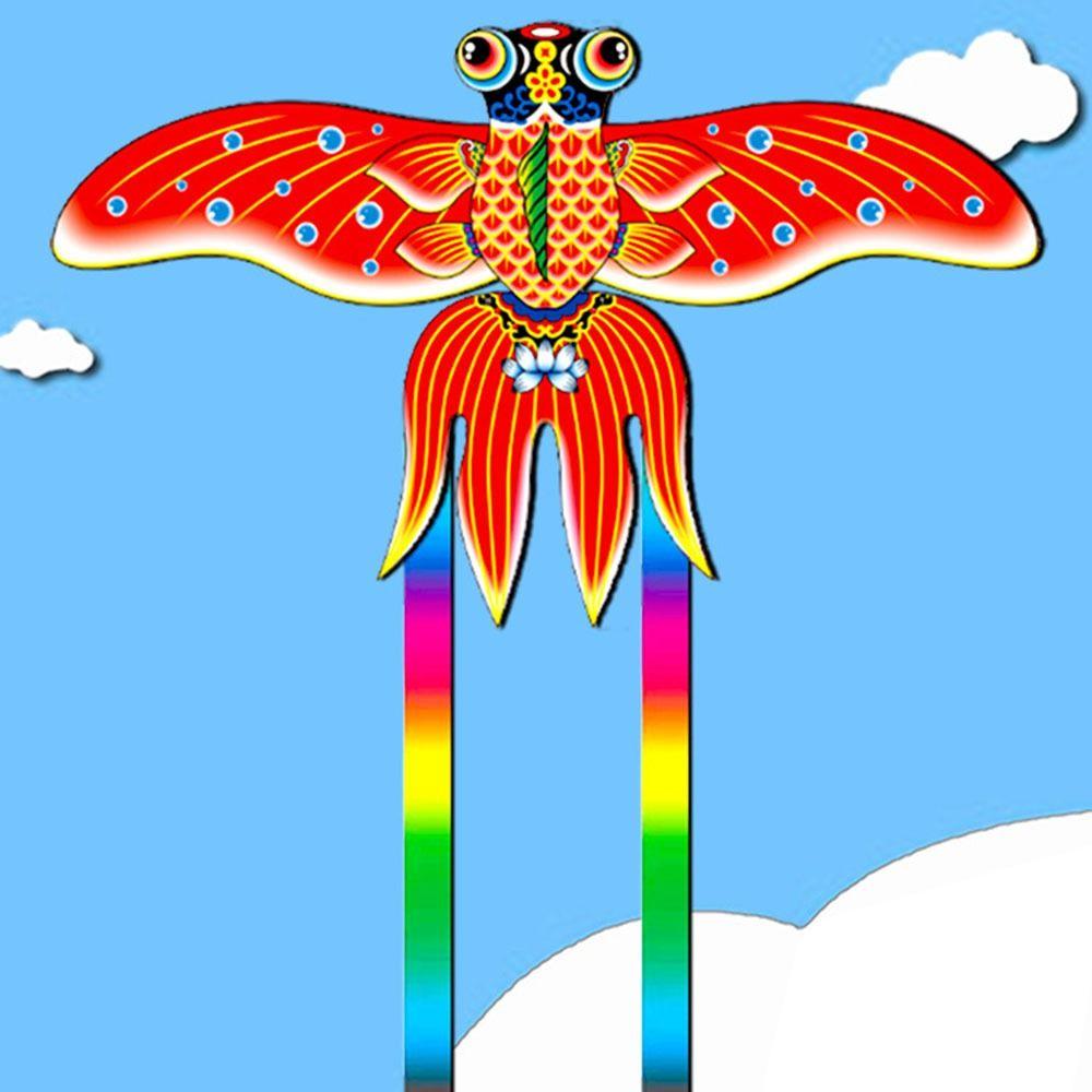 Cartoon Fishing Rod Kites Plastic Flying Kites Funny Dynamic Kites Kids Gift