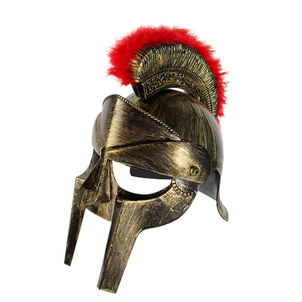 Adult Knight Helmet Ancient European Role Playing Greek Roman Knight Hat Carnival Party Cosplay Performances Costume