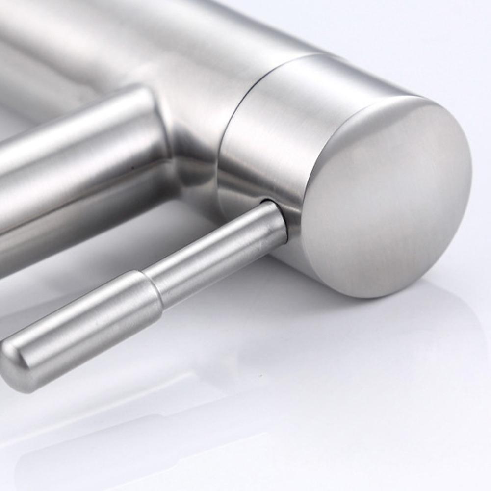 Stainless Steel Bathroom Counter Basin Faucet Single Handle Sink Water Tap Basin Sink Tap Kitchen Bathroom Accessories