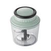 Toffy Handy Chopper Large Maximum Capacity No Power Supply Required Manual Food Food Easy To Use K-HC11 (Pale Aqua) 1.5L Processor, Chopper, Cutter,