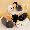 Cute Cat Throw Pillow Super Soft Long Cat Plush Toy Cat Cat Sleeping Leg Cushion