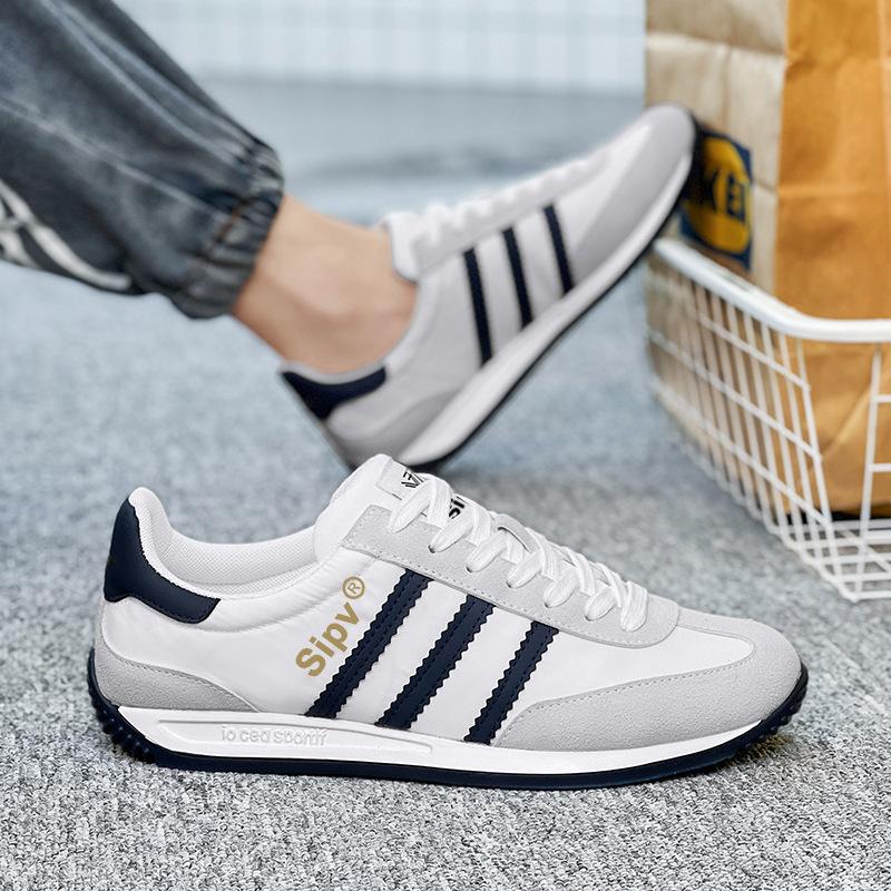 Men's Shoes Manufacturers Foreign Trade Sports Shoes Youth Flat Bottom Breathable Internet Celebrities with the Same Lightweight Trend Casual Shoes