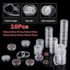 Plastic Coinning Capsules Clear Coin Case Container Capsules Storage  Home