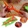 Multi Functional Peeler Fruit Vegetable Peeler Stainless Steel Easy To Clean Kitchen Peeling Tool Carrots Potato Orange Lemon