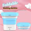 Folding Washing Machine Underwear Socks Baby Clothes Independent Cleaning Bucket Portable Mini